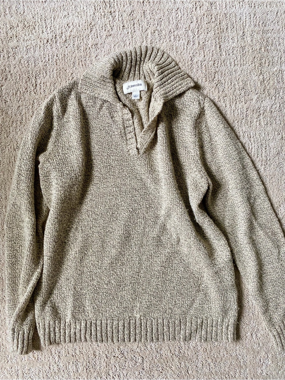 St. John's Bay Shawl Collar Sweater - Taupe